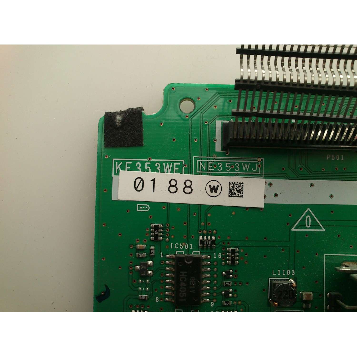 SUB MAIN DIGITAL DE A/V / SHARP DUNTKE353FM01 / KE353WE / NE353WJ / PANEL LK185T3GW10 / MODELOS LC-19SK25U / LC-19SB25U / LC-19SB15U - Imagen 2